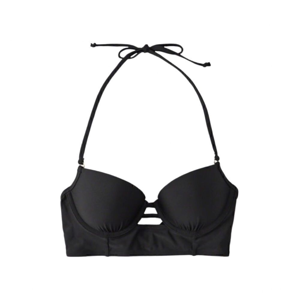 NWT A&F Push Up Plunge Bikini Bra Top 34B - Picture 13 of 13